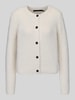 VERO MODA Regular fit gebreid jack met wol model 'NOVAH' Ecru