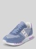 Blauer USA Sneakersy z detalami z logo model ‘MELROSE02’ Jeansowy niebieski