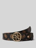 Guess Riem met logo-applicatie, model 'LORALLE' Donkerbruin