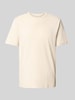 Tom Tailor Regular Fit T-Shirt aus reiner Baumwolle Sand