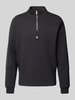 HUGO Relaxed Fit Sweatshirt aus Baumwoll-Mix Modell 'DANOVOTOP' Black