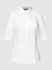 Christian Berg Woman Selection Blouse met blinde knoopsluiting Wit