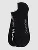 CK Calvin Klein Sneakersocken im 3er-Pack Black