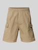 REVIEW Cargoshorts mit elastischem Bund Taupe