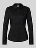 Fransa Bluse mit verdeckter Knopfleiste Modell 'jzashirt' Black