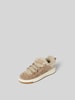 Copenhagen Sneaker aus Leder-Mix Taupe