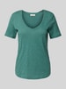 Marc O'Polo Regular Fit T-Shirt aus reiner Baumwolle Smaragd