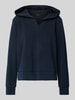 OPUS Hoodie met V-hals, model 'Gerwa' Donkerblauw