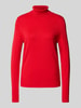 Christian Berg Woman Gebreide pullover met ribboorden Rood