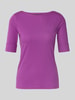 Lauren Ralph Lauren T-Shirt mit Rundhalsausschnitt Modell 'JUDY' Lila