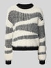 Vero Moda Regular Fit Strickpullover mit Strukturmuster Modell 'CALLIE' Ecru