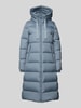 Marc O'Polo Regular Fit Daunenmantel mit Kapuze Rauchblau