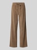 Armedangels Wide Leg Cordhose aus Baumwoll-Mix Modell 'JAIMILAA CORDUROY' Taupe