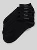 BOSS Sneakersocken mit Label-Detail im 5er-Pack Black