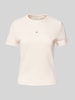 Calvin Klein Jeans T-Shirt mit Label-Detail Hellrosa