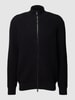 ARMANI EXCHANGE Strickjacke mit Stehkragen Black