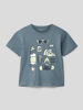 Name It T-Shirt aus Baumwolle mit Motiv-Print Modell 'VAGNO' Weiß