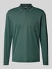 RAGMAN Regular fit poloshirt met borstzak Groen