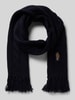 Polo Ralph Lauren Wollschal mit Fransen Marine