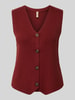 Soyaconcept Regular Fit Weste aus Viskose-Mix Modell 'KANITA' Bordeaux