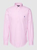 Polo Ralph Lauren Slim Fit Freizeithemd mit Streifenmuster Pink