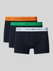 Tommy Hilfiger Trunks mit Label-Details im 3er-Pack Black