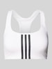 ADIDAS SPORTSWEAR Bustier mit labeltypischen Streifen Offwhite