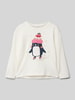 Name It Longsleeve mit Rundhalsausschnitt Modell 'VISMAS' Offwhite