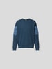 Ten C Oversized Sweatshirt aus Baumwolle Blau