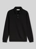 Tom Tailor Denim Koszulka polo o kroju regular fit z mieszanki bawełny Czarny