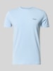 Pepe Jeans Slim Fit T-Shirt aus Baumwoll-Mix Modell 'ORIGINAL BASIC 3N' Hellblau