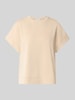 Rich & Royal T-Shirt mit elastischen Abschlüssen Beige