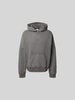 WON HUNDRED Oversized Hoodie mit Logo-Stitching Mittelgrau