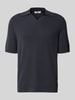 Marc O'Polo DENIM Koszulka polo o kroju regular fit z mieszanki bawełny Ciemnoszary