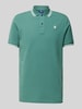 G-Star Raw Slim fit poloshirt met verlengde achterkant, model 'Dunda' Petrol