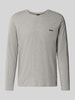 BOSS Regular fit shirt met lange mouwen van katoenmix, model 'MIX&MATCH' Middengrijs