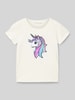 Tom Tailor Regular Fit T-Shirt aus reiner Baumwolle Weiss
