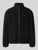 REVIEW Fleecejacke mit Label-Detail und Reißverschluss Black