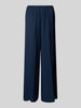 Tommy Hilfiger Loose fit pull-on broek van pure viscose Marineblauw