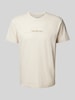 Calvin Klein Jeans T-Shirt mit Label-Print Offwhite