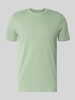 Christian Berg Men t-shirt z bawełny z okrągłym dekoltem Trzcinowy