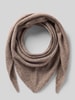s.Oliver RED LABEL Tuch mit weicher Strickstruktur Taupe Melange