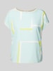 OPUS T-Shirt mit Allover-Print Modell 'Sisbo' Mint