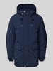 Tommy Jeans Parka o kroju regular fit z kapturem model ‘CITY READY’ Granatowy