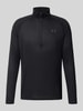 Under Armour Regular fit shirt met lange mouwen en ritssluiting, model 'Tech' Zwart