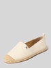 Lauren Ralph Lauren Espadrilles aus Leder mit Logo-Detail Modell 'CAMERYN' Offwhite