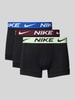 Nike Dri-Fit Trunks mit elastischem Label-Bund im 3er-Pack Black