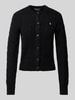 Polo Ralph Lauren Wollcardigan mit Zopfmuster Black