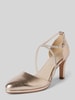 Tamaris Pumps in metallic mit Strasssteinbesatz Gold