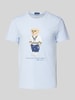 Polo Ralph Lauren T-Shirt mit Label-Print Hellblau